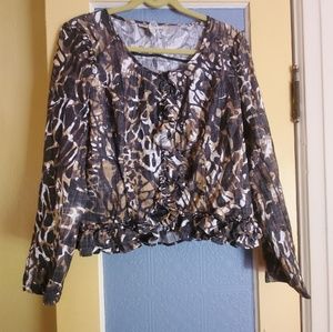 Animal print jacket